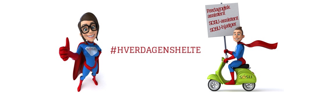 Hverdagens helte tegneseriefigurer med superhelte kostumer.