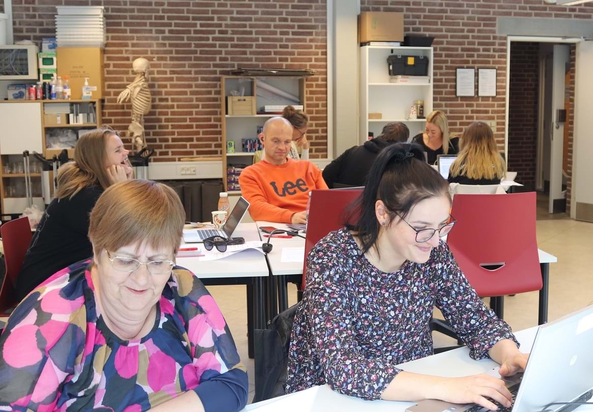 Holdet på grundforløb 2 fra januar 2023 i Nakskov.