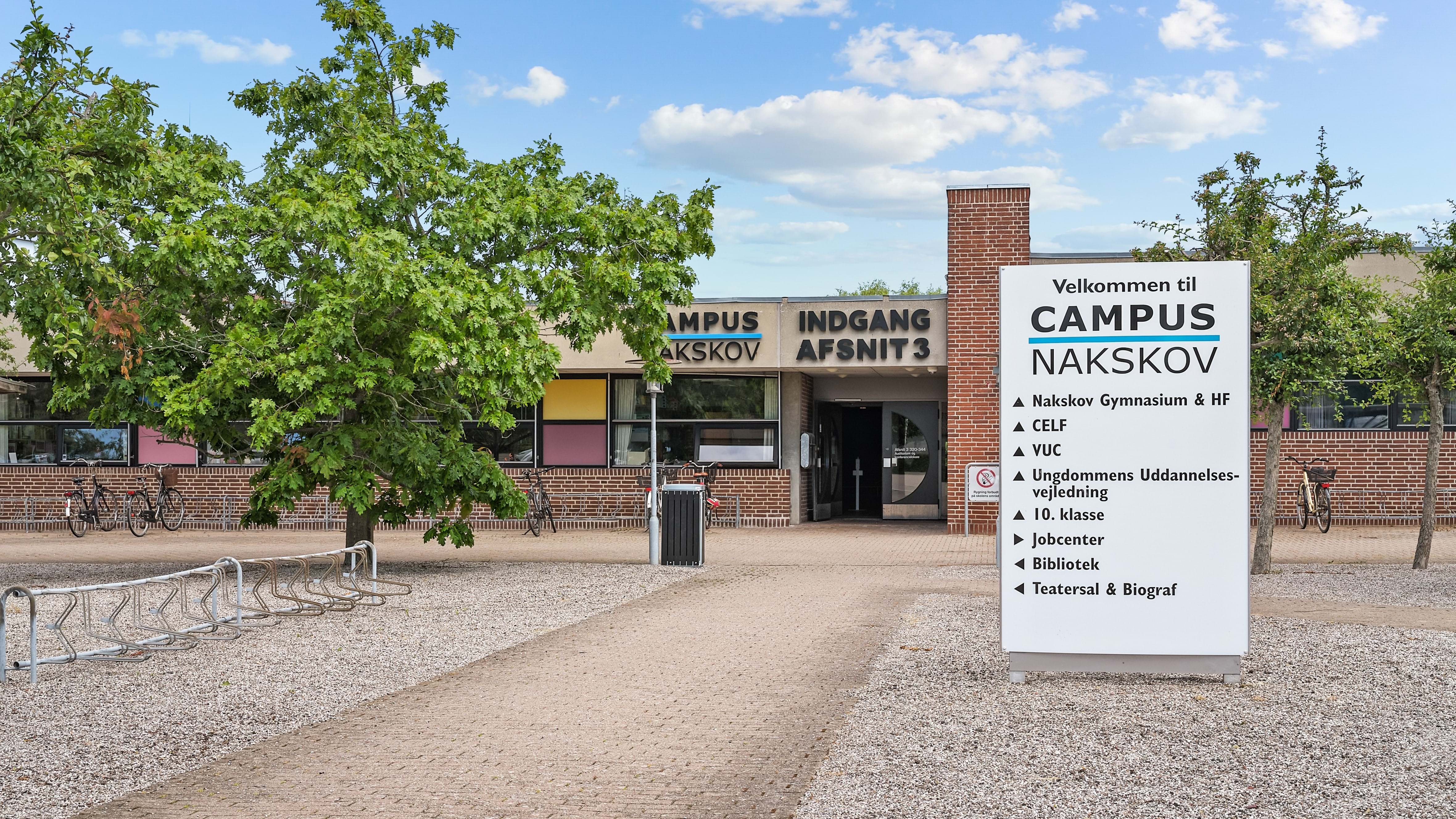 Indgangen til Campus Nakskov, afsnit 3