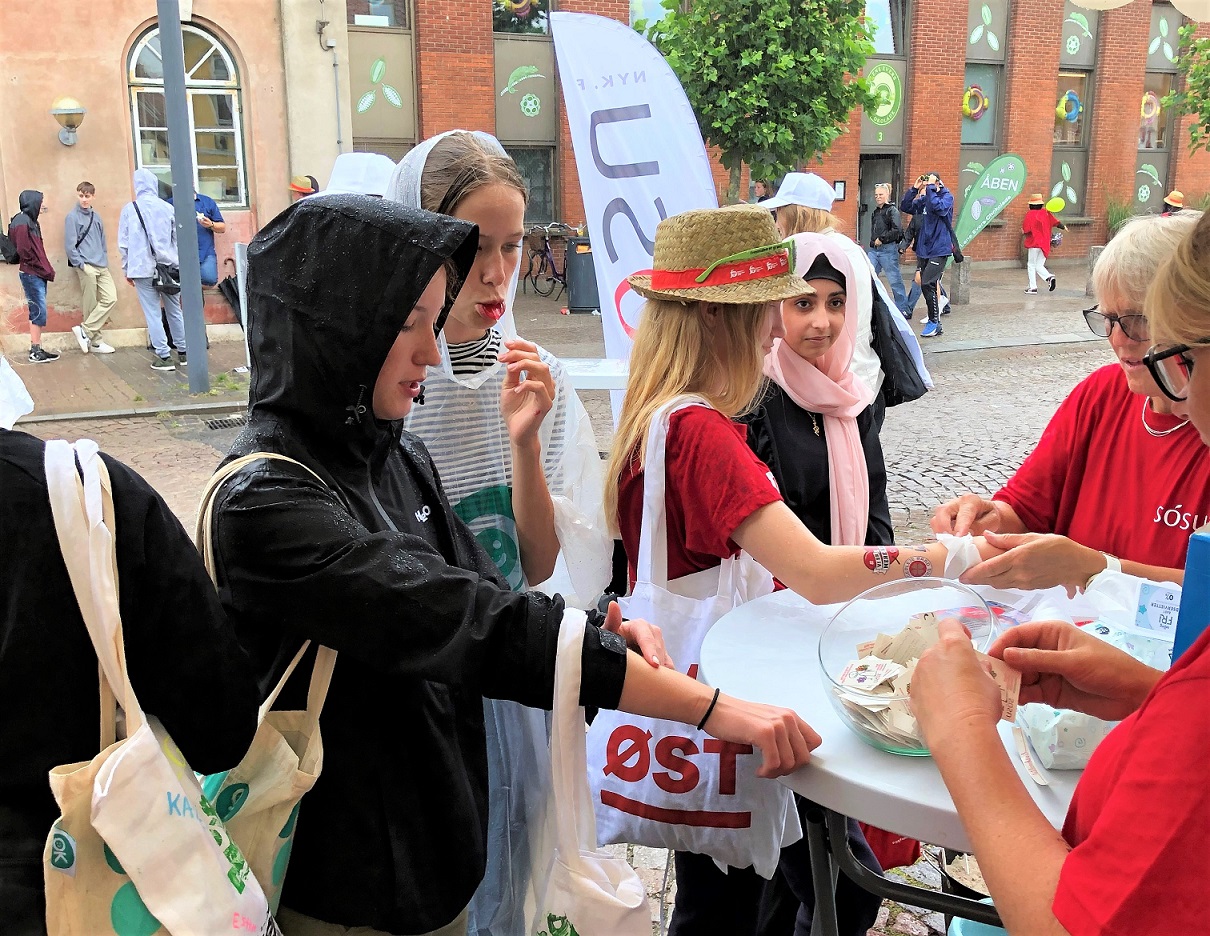 SOSU-skolens stand på Folkemøde Møn i 2022.