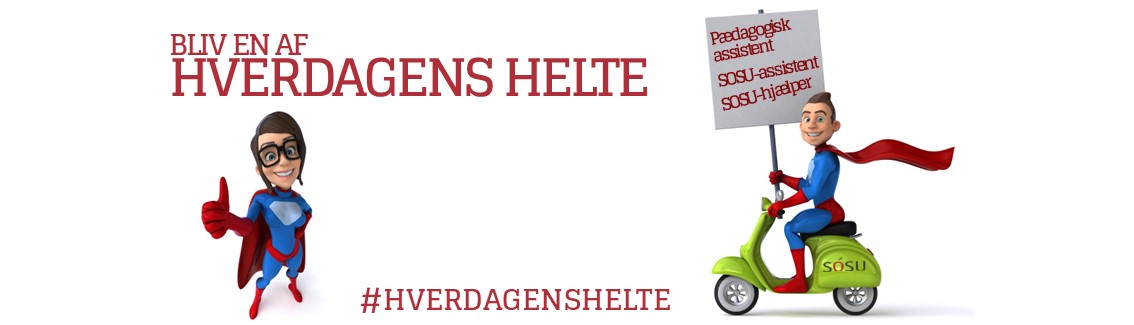 Hverdagens helte tegneseriefigurer med superhelte kostumer.