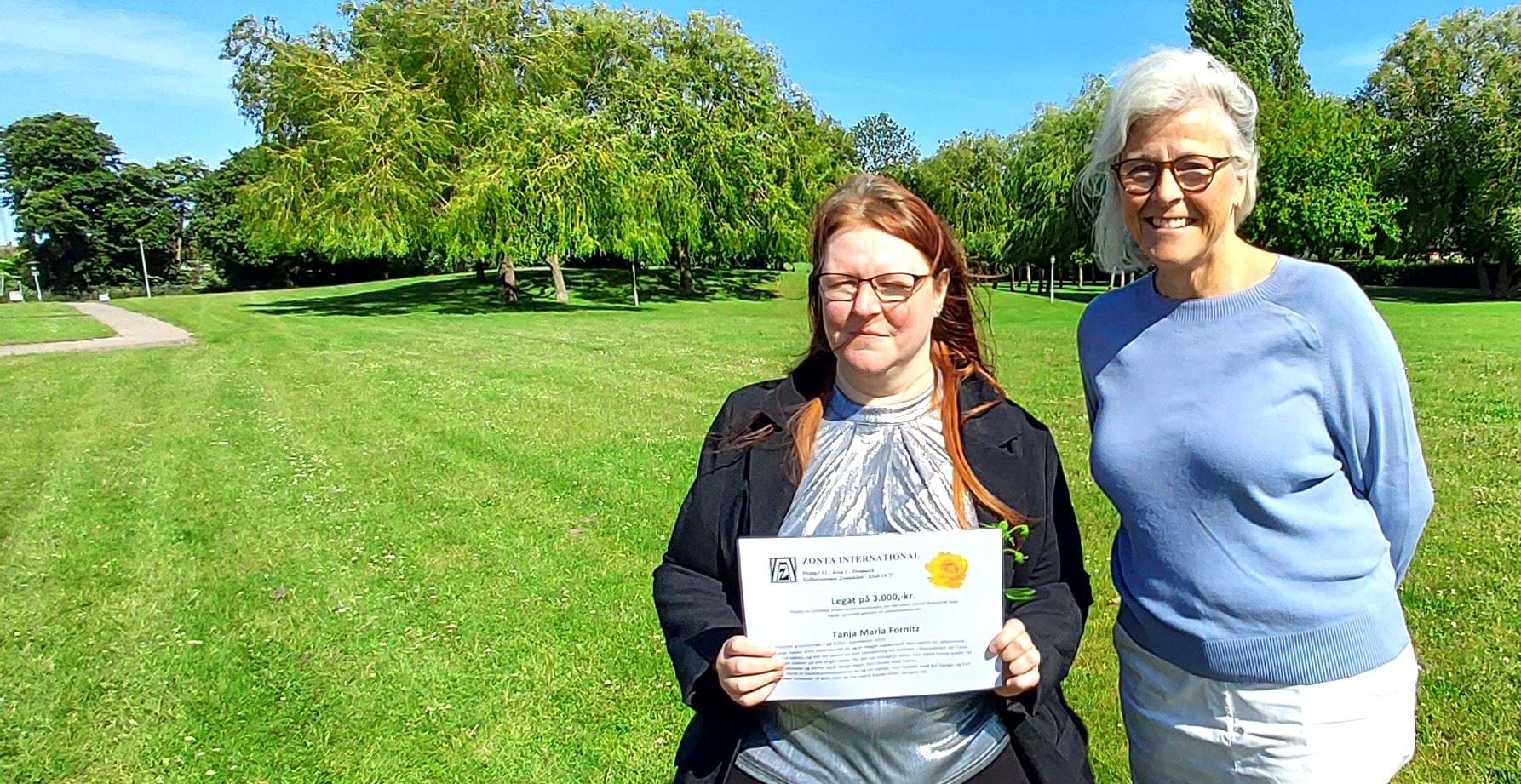 Tanja Marie Fornitz og Susanne Von Rosen fra Zonta Sydhavsøerne