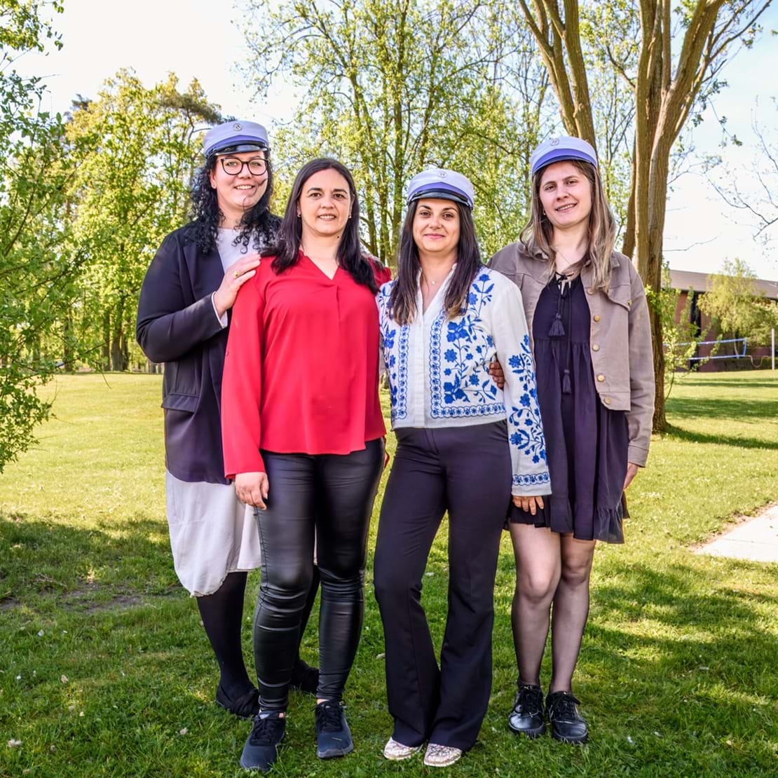 Renata Maria Kozlowska fra Polen, Rumyana Chekurova fra Bulgarien, Eva Bács fra Ungarn og Petronela-Madalina Rozmalin fra Rumænien.